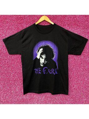 The Cure- Face Logo Robert Smith Graphic Design T-Shirt Large